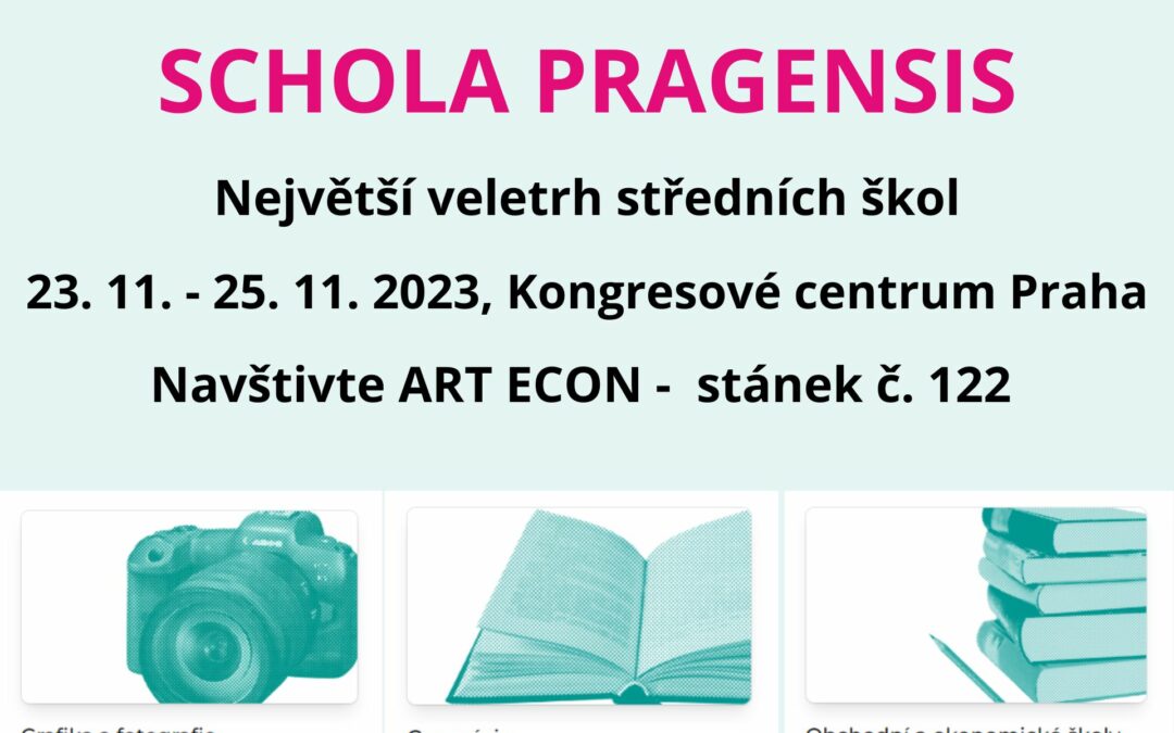 Pozvánka na veletrh Schola Pragensis
