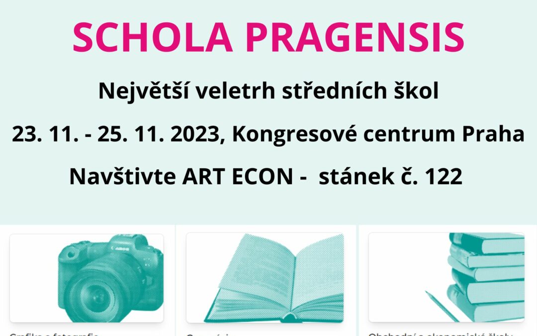 Pozvánka na veletrh Schola Pragensis