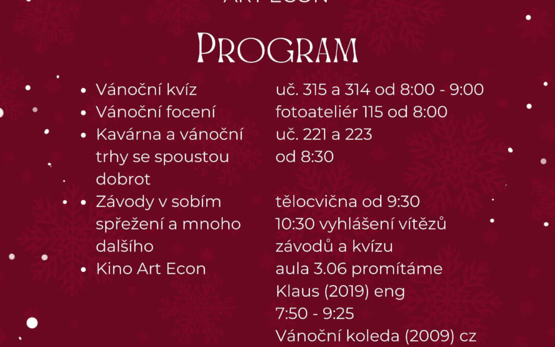 Vánoční den ve škole