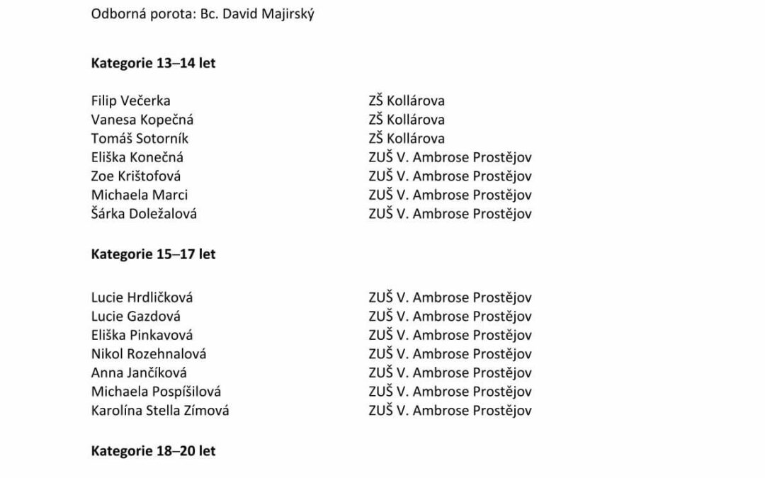 Okresní výtvarná soutěž „Báseň obrazem“