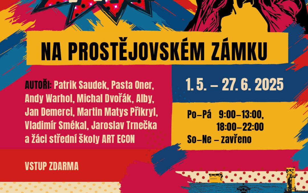 Přijďte se podívat na výstavu POP ART do zámku v Prostějově