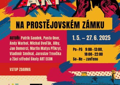 Přijďte se podívat na výstavu POP ART do zámku v Prostějově