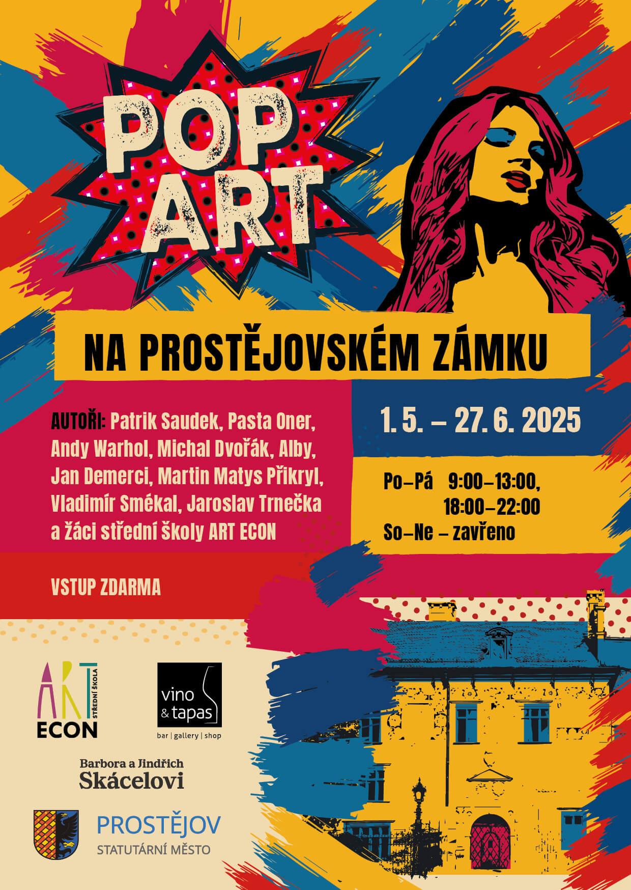 Přijďte se podívat na výstavu POP ART do zámku v Prostějově