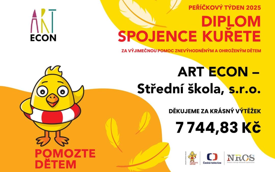 I my jsme přispěli – Peříčkový týden 2025